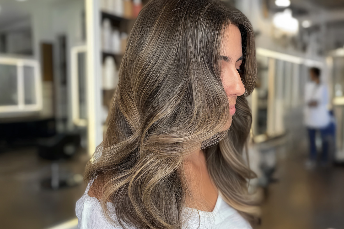 Balayage med klippning och Olaplex på södermalm