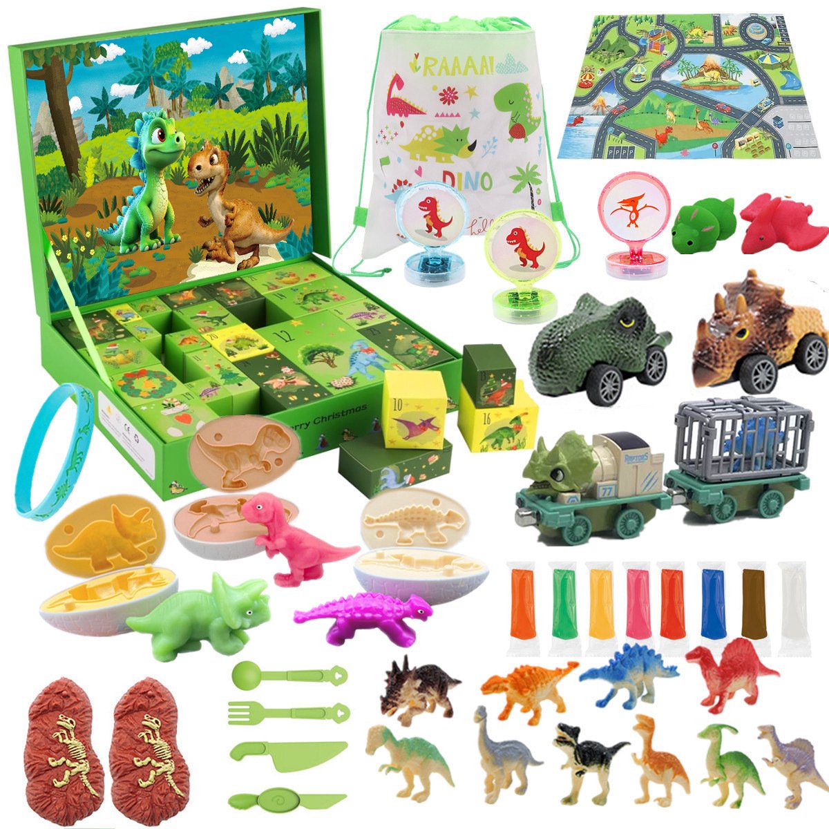 Adventskalender 2026 – Julkalender Dinosaurieaktivitet Kreativt lekset