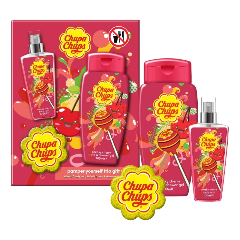 Giftset Chupa Chups Pamper Yourself Trio Cheeky Cherry