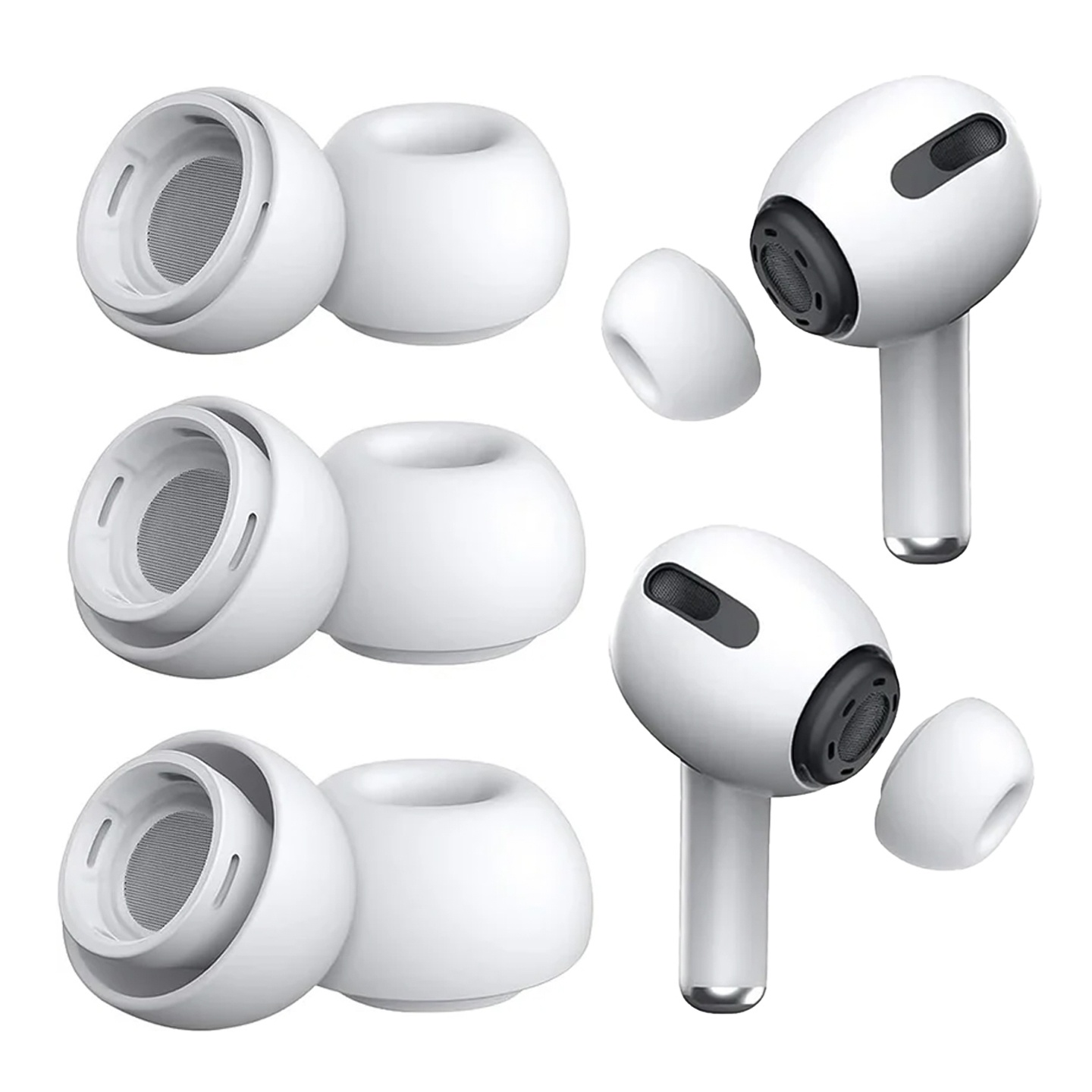 Öronproppar till AirPods Pro 2 i tre storlekar