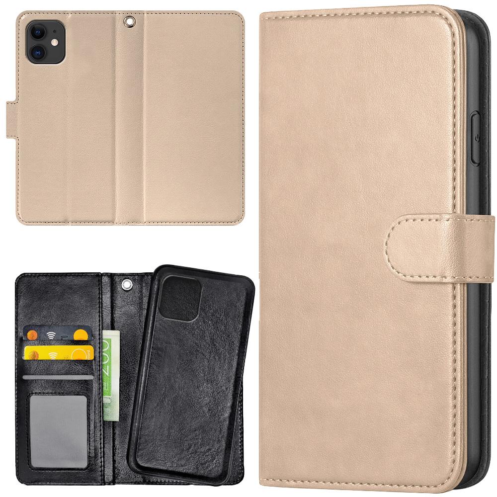 Plånboksfodral Beige för iPhone 11
