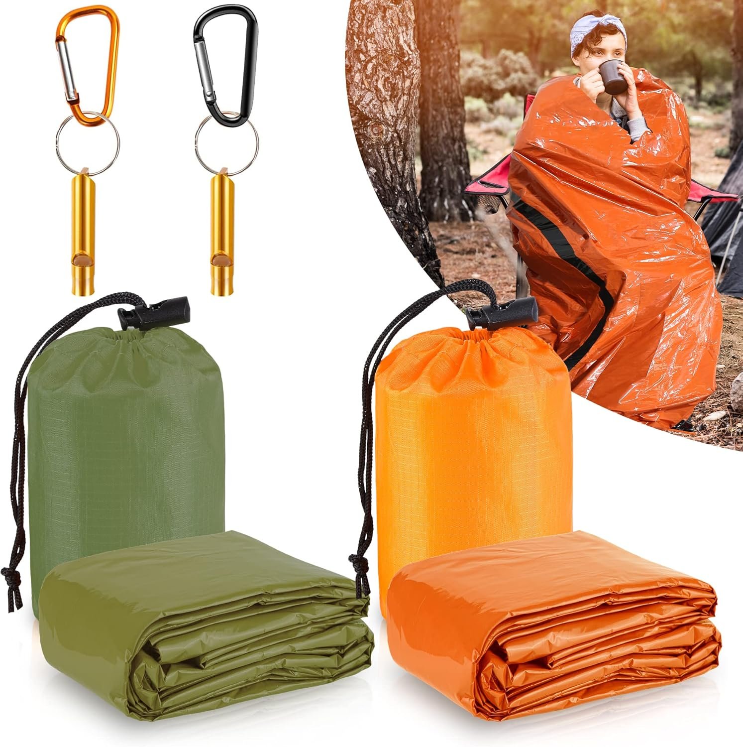 Product Image for Ultralätt Nödsovsäck 2-Pack