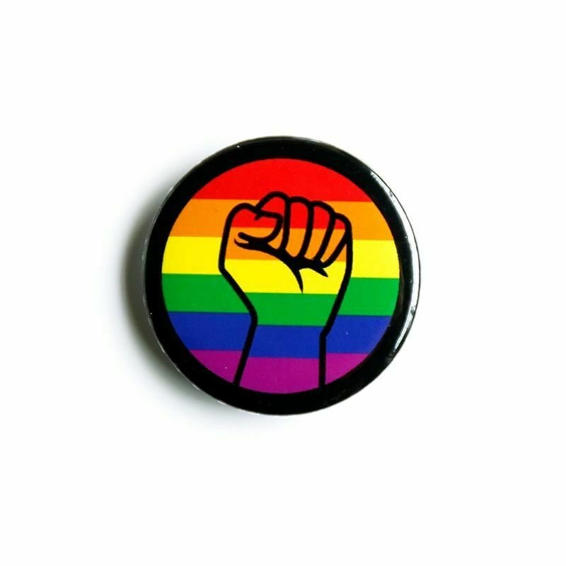 Product Image for Pride, Pin - Regnbåge och knytnäve
