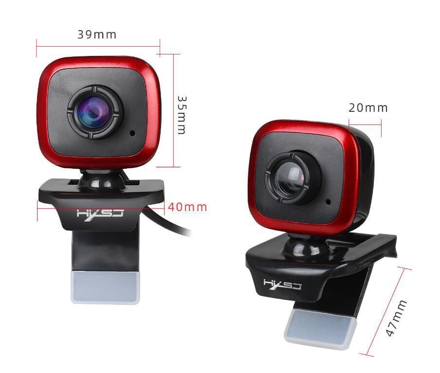 Webbkamera 360 Grader med Inbyggd Mikrofon – Perfekt för Samtal (11 av 12)