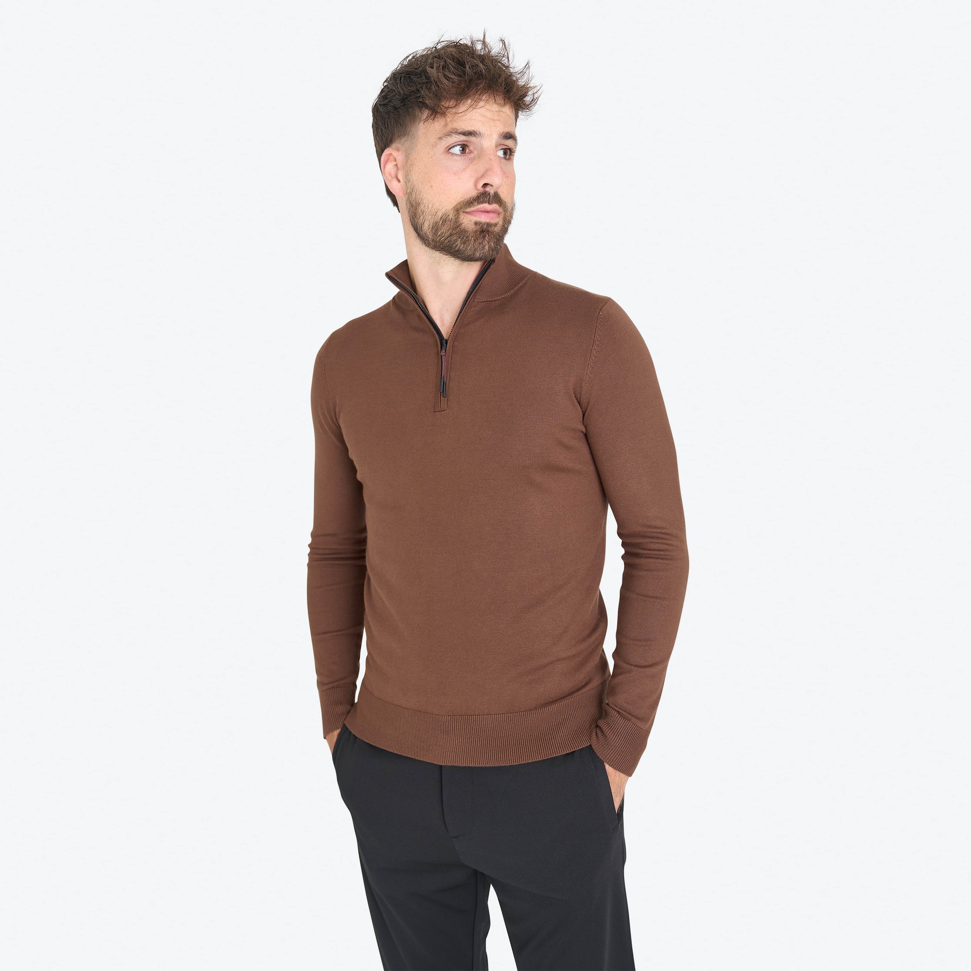 Solution - Half zip pullover, herr (6 av 13)