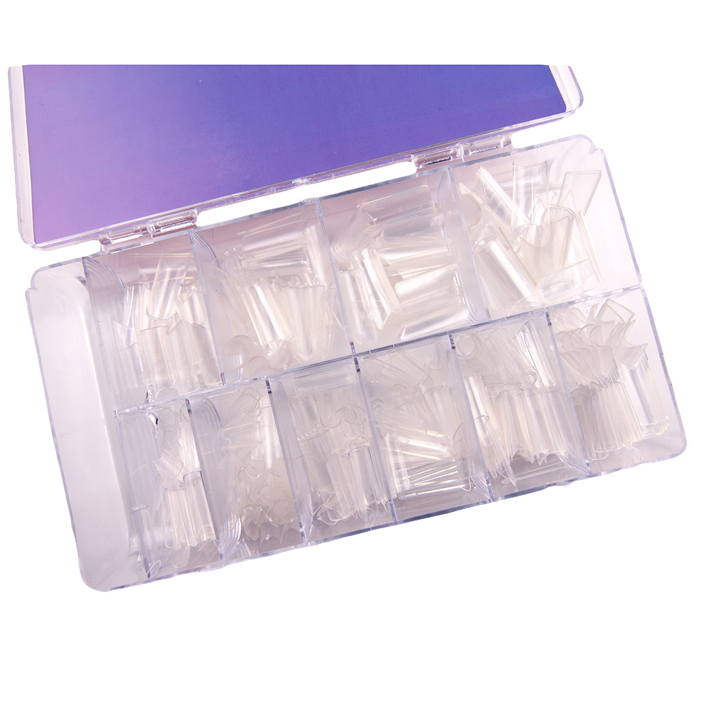 500st nageltippar clear lösnaglar akryl tippar