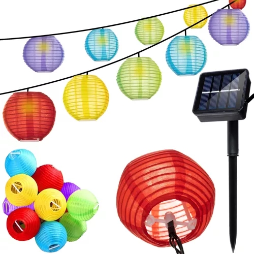 Solcellsdriven LED-girlang 3,5 m