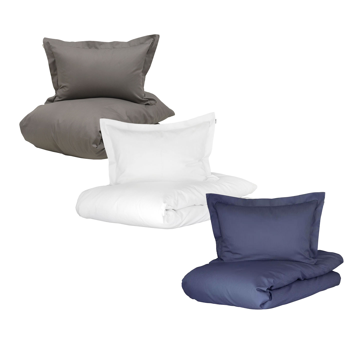 Turiform Turistripa bäddset svanemerket i satin/bomull