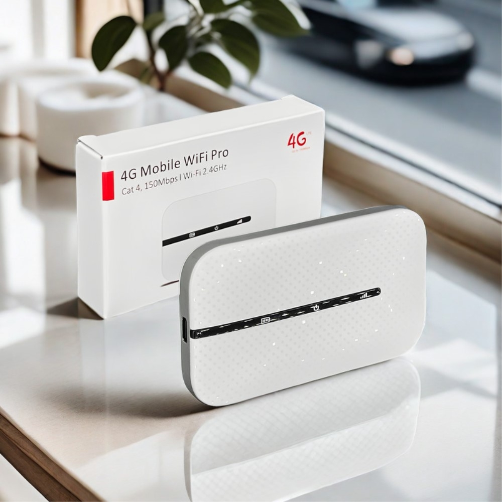 Router Portatile 4G LTE 150 Mbps Con Batteria 2100 MAh – Hotspot Per 10 Dispositivi, Plug And Play
