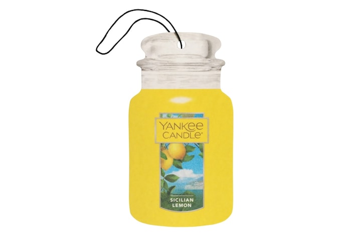 Yankee Candle Car Jar Air Freshener Sicilian Lemon