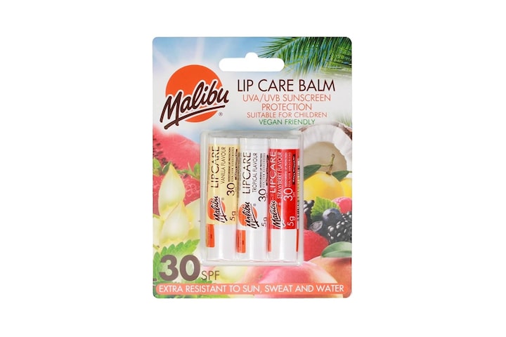 Malibu Lip Care Balm Trio SPF30