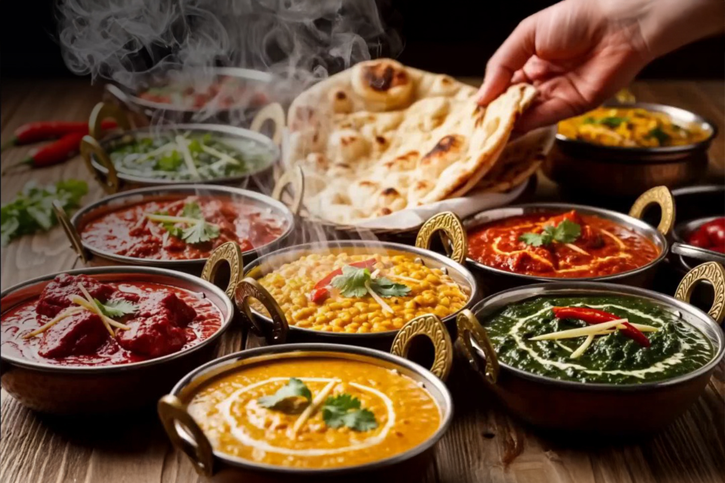 3-retters deal hos Indian Street Food & Co på Frogner både til lunsj og middag!