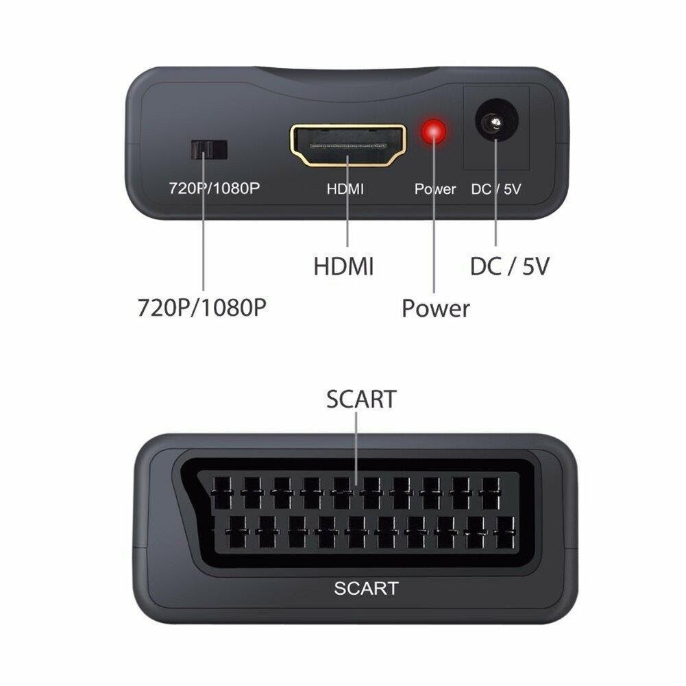 Scart till HDMI omvandlare 1080p (3 av 12)