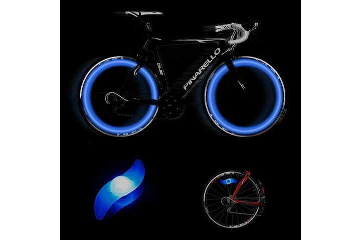 2-Pack LED-lys for sykkelhjul / Eikene