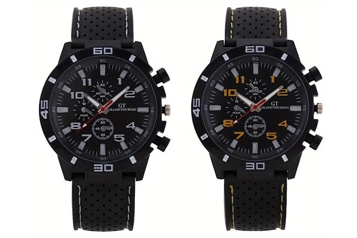 Sporty Quartz Watch / Armbåndsur med silikonrem