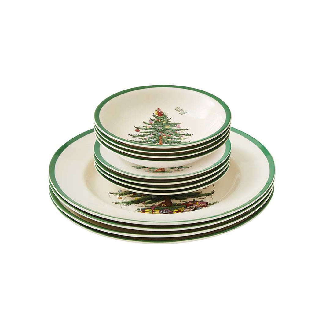 Spode Christmas Tree julservis, 12 delar
