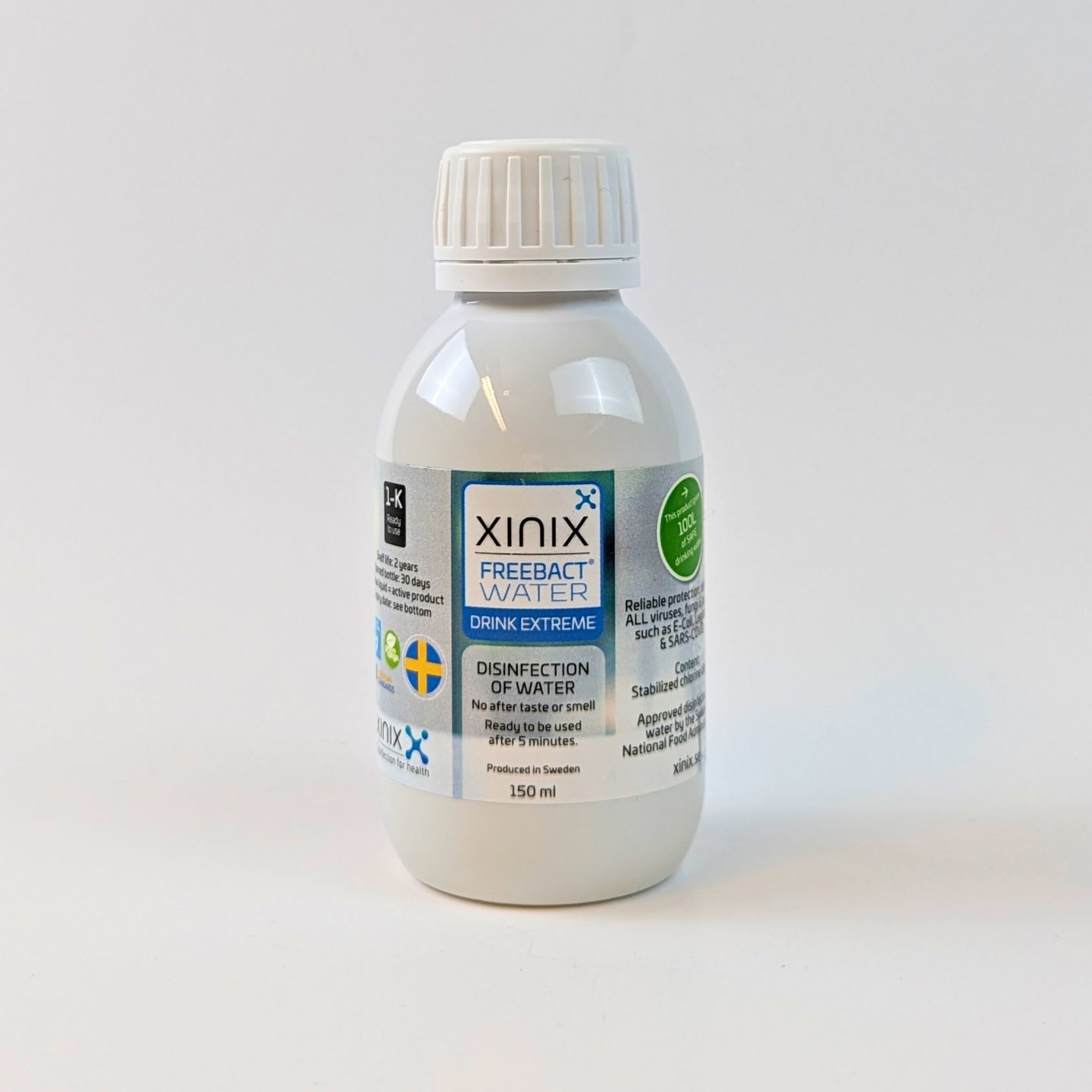 Xinix Prepp-Kit: Vattendesinfektion baserad på stabiliserad klordioxid (4 av 12)