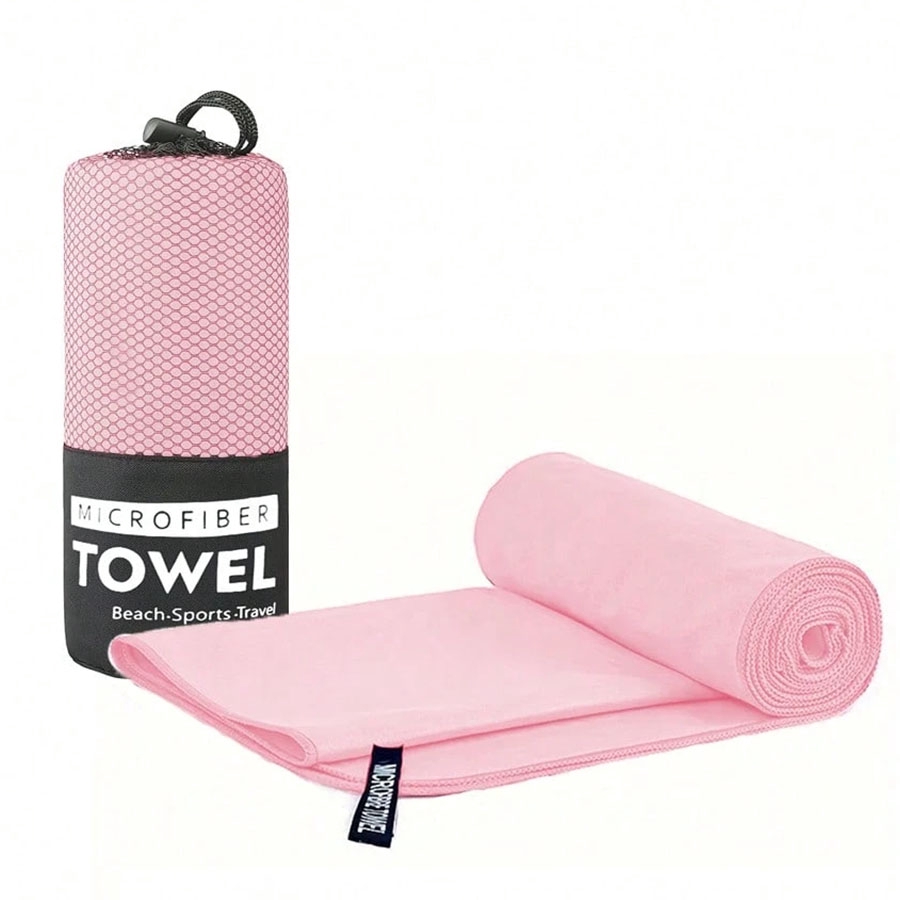 Snabbtorkande lättviktig mikrofiberhandduk perfekt för resor, gym och camping, lämplig för resor, strand, dusch, backpacking, pool