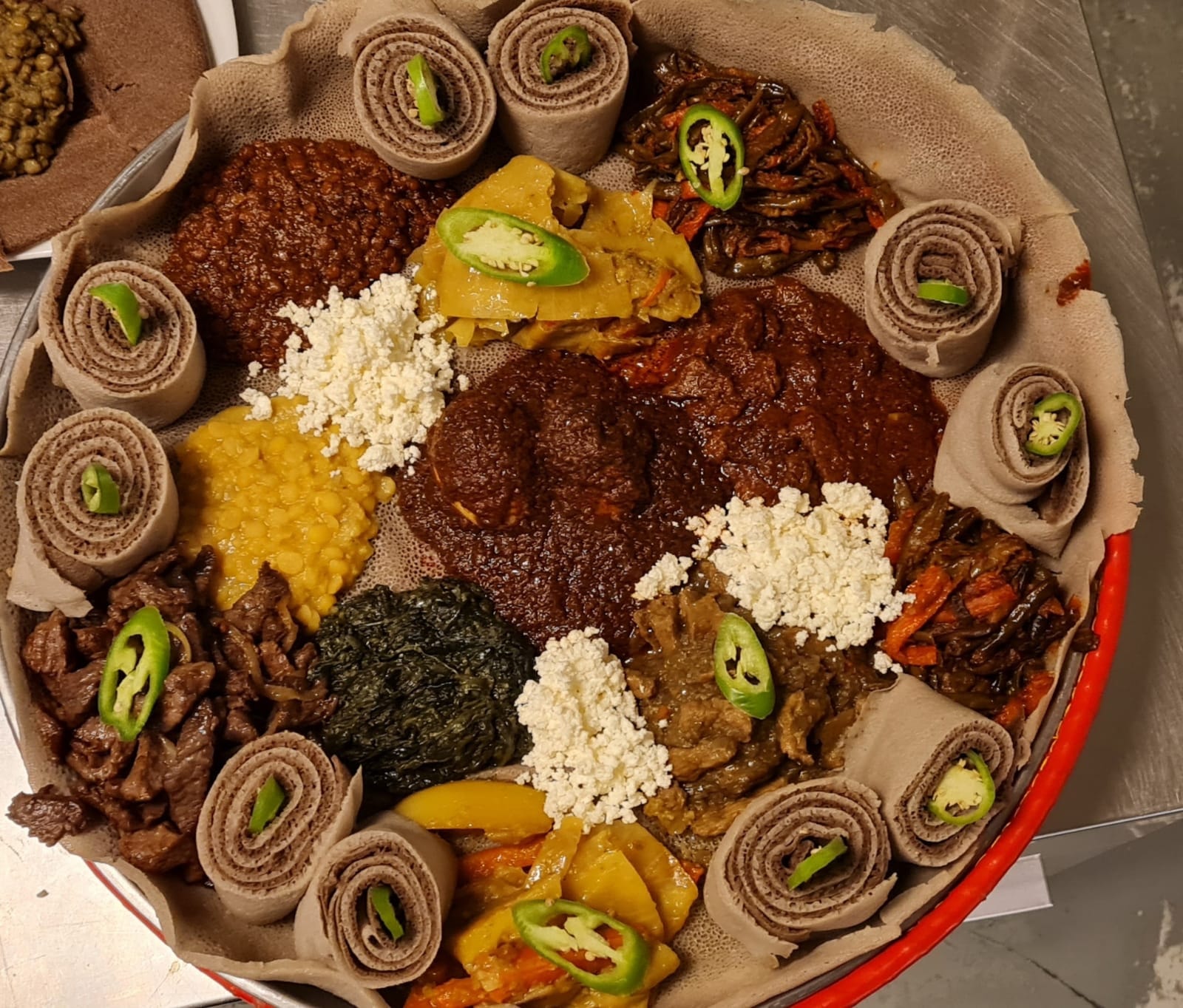 Etiopisk catering 10 rätter för 10-50 pers från Lalibela Restaurang (1 av 6)