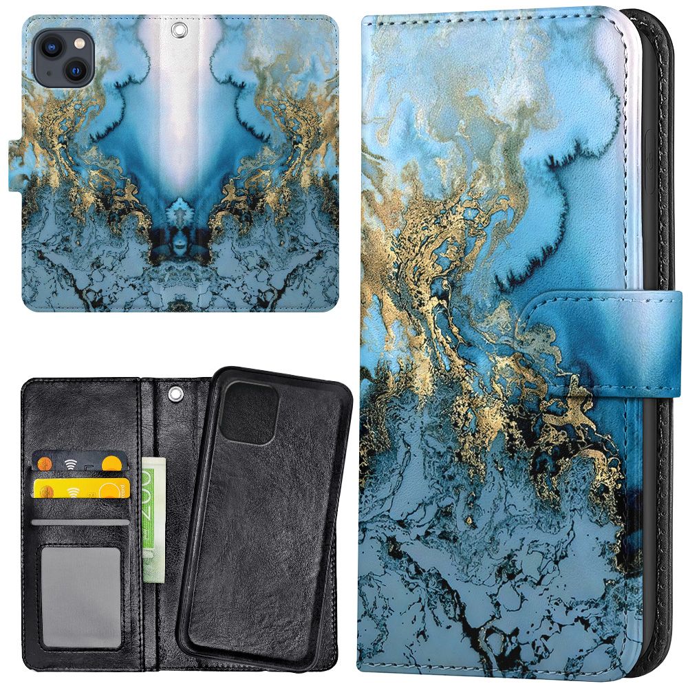 Lommebok Deksel Kunstmønster for iPhone 15