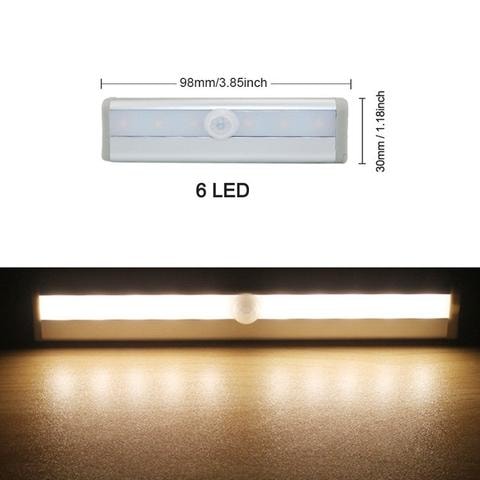 LED PIR bevegelsessensor-lys (3 av 11)