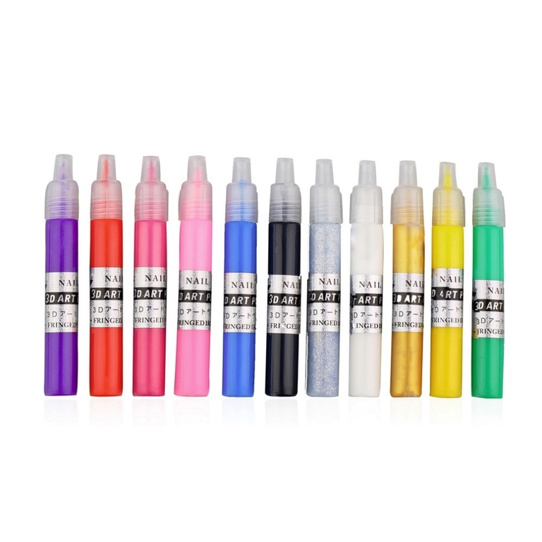 12st nagellackspennor , nail art pen , nagellack