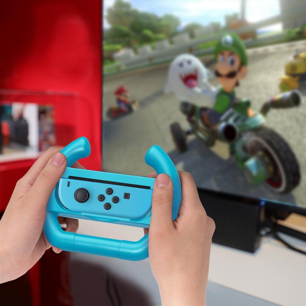 Ratt till Nintendo Switch Joy-Con 2-pack Röd/Blå (5 av 7)