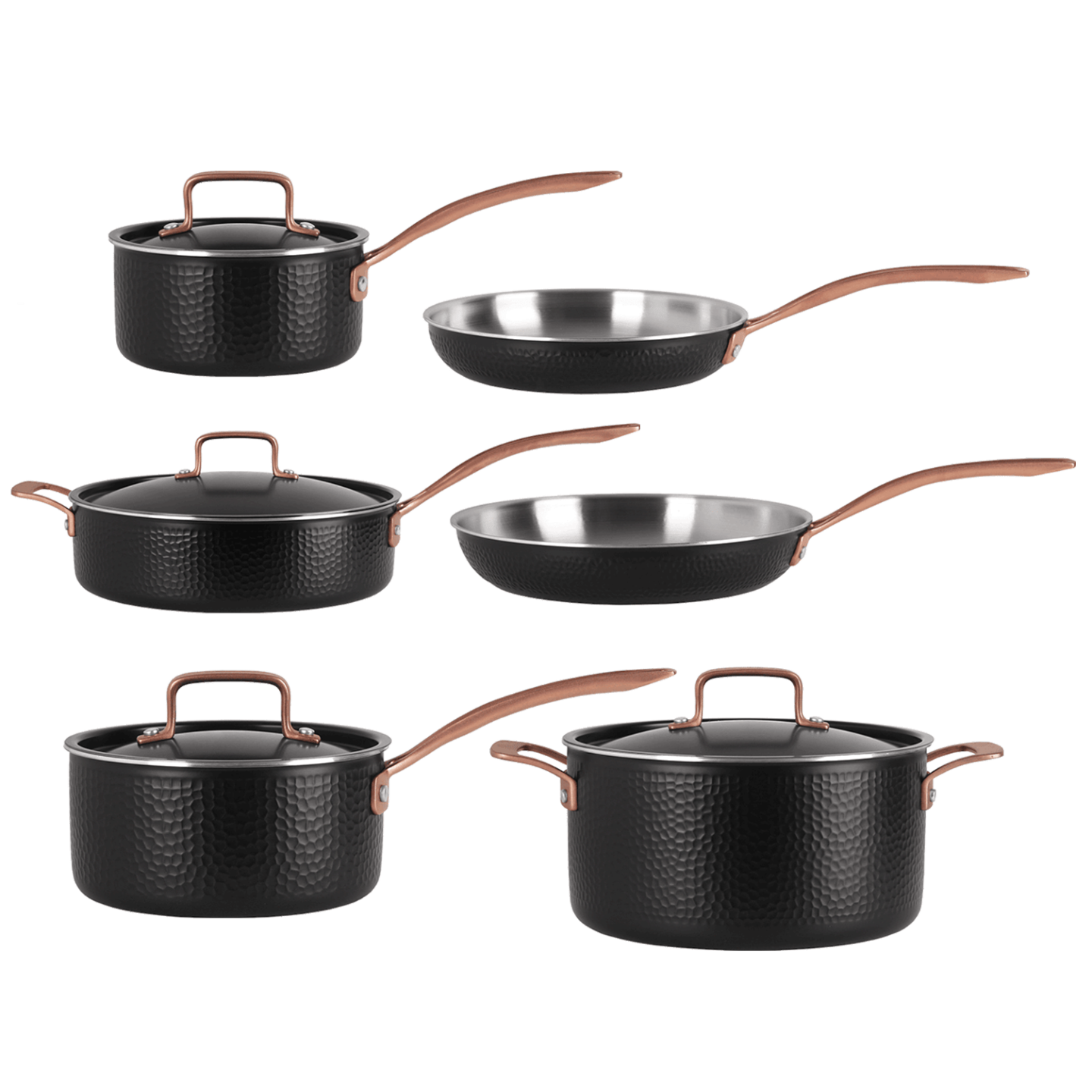 Pepper komplett köksset i 6 delar svart