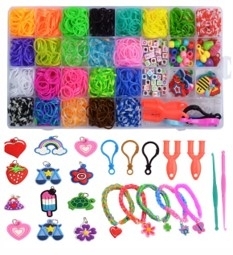 Loom Bands Kit - 1500 stk og mye tilbehør.