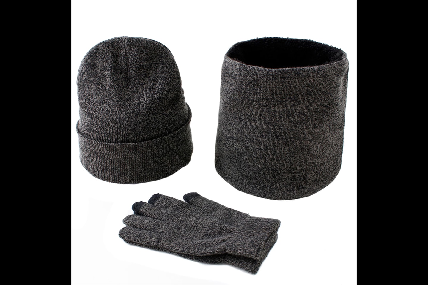 Set med tubscarf, mössa och handskar för män (4 av 6)