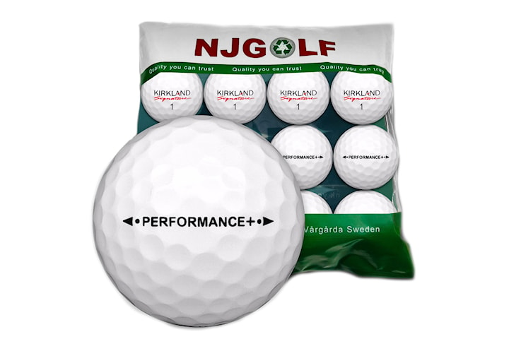 Återvunna golfbollar Kirkland Performance+ 48-pack