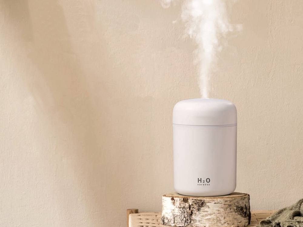 Mini luftfukter med aroma diffuser