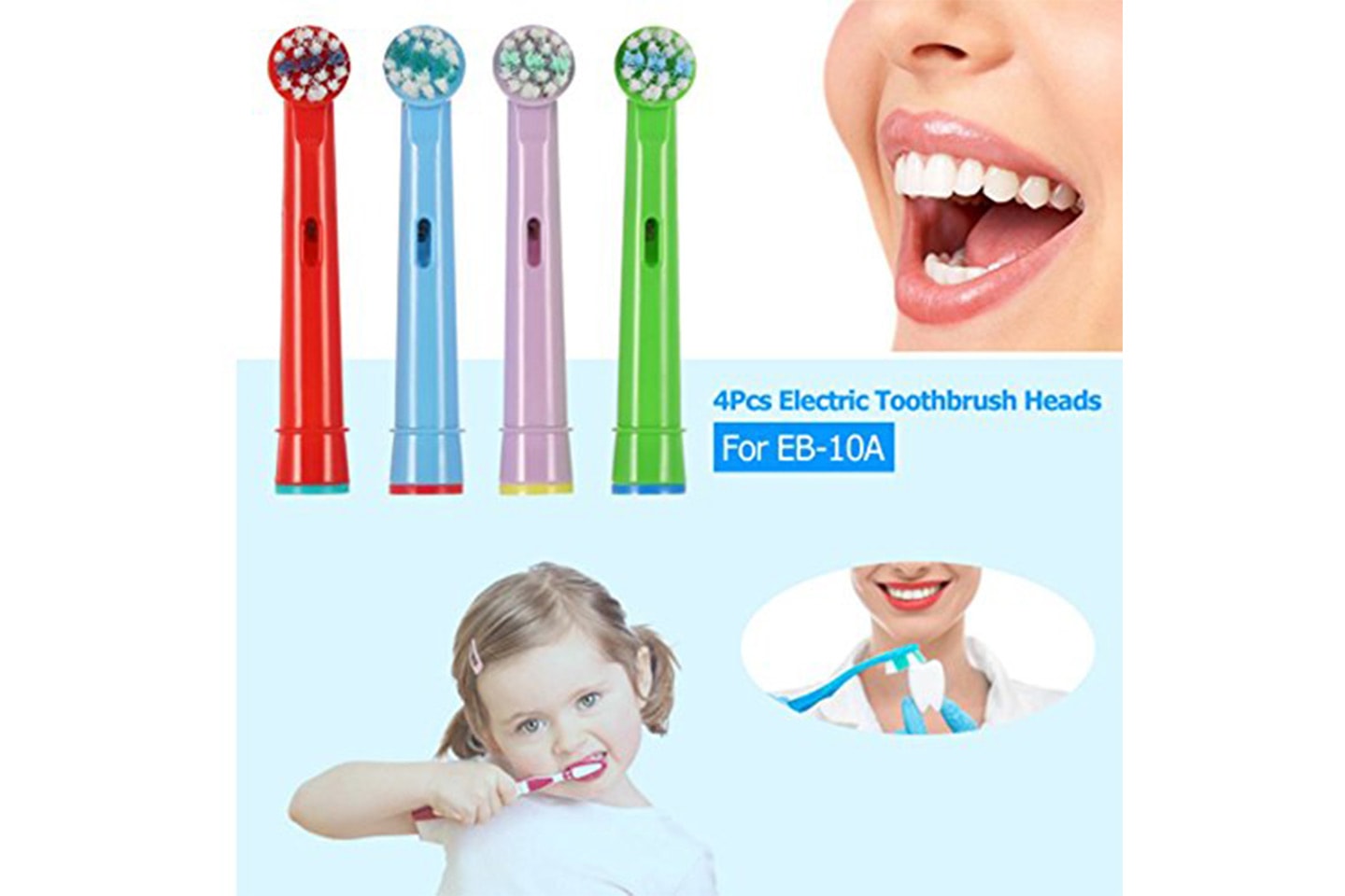 Tandborsthuvud för barn 8- eller 16-pack (7 av 11)
