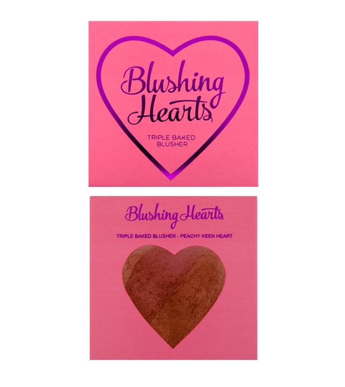 Makeup Revolution Blushing Hearts - Peachy Keen Hearts Blusher (1 av 2)