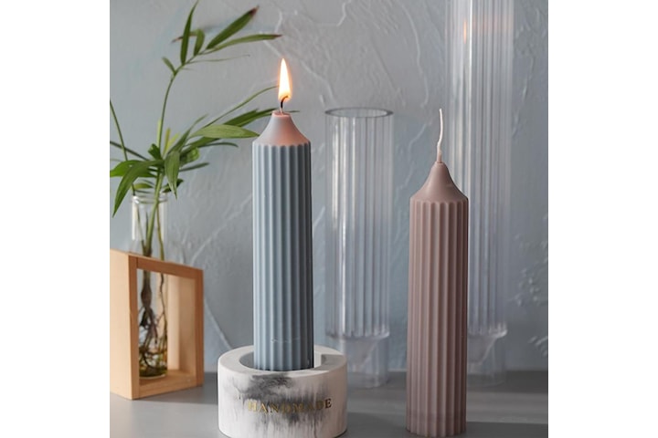 DIY - Candle molds - lång stång - Gjutform - Ljusform