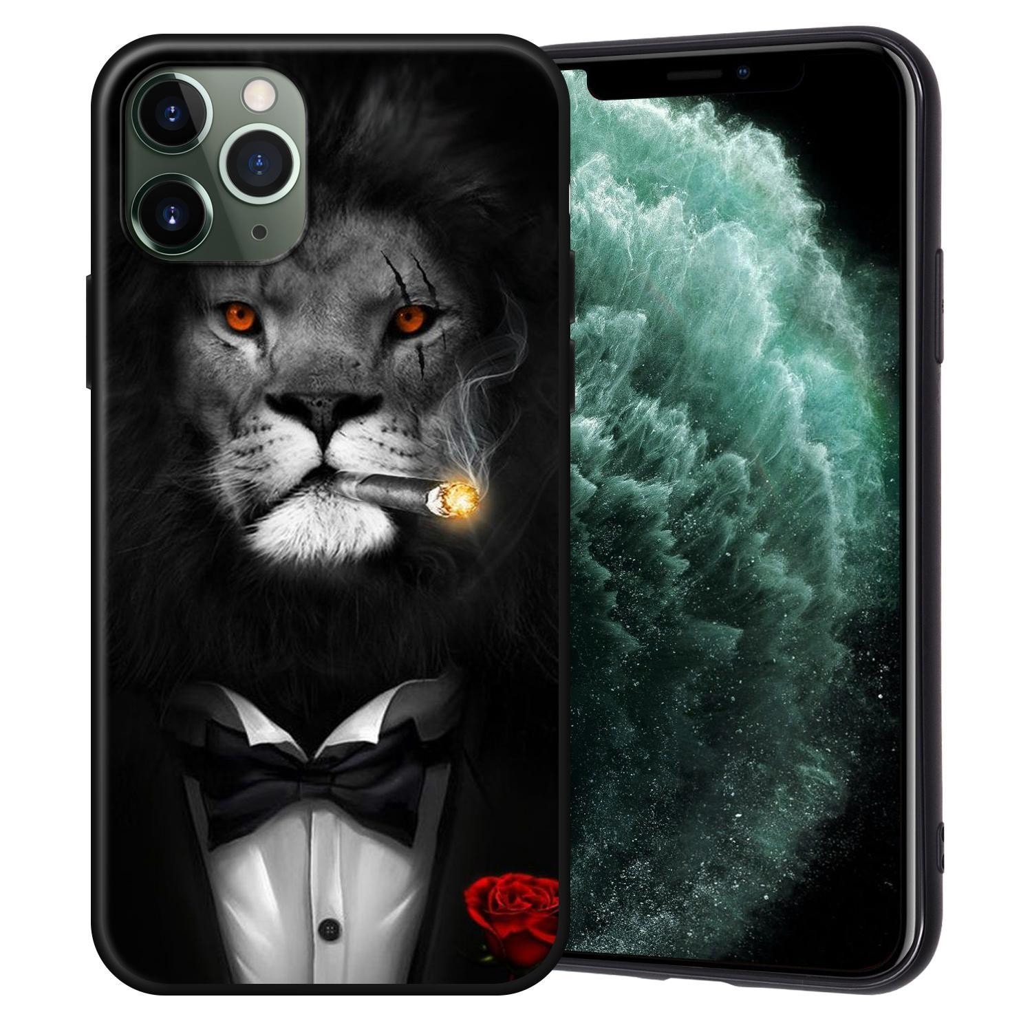 iPhone 12 & 12 Pro 3-PACK case lion Einstein Statue (2 av 5)
