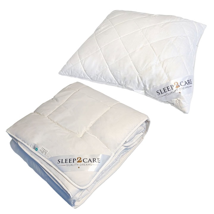 Sleep2care -Täcke och kudde i merinoull (1 av 4)