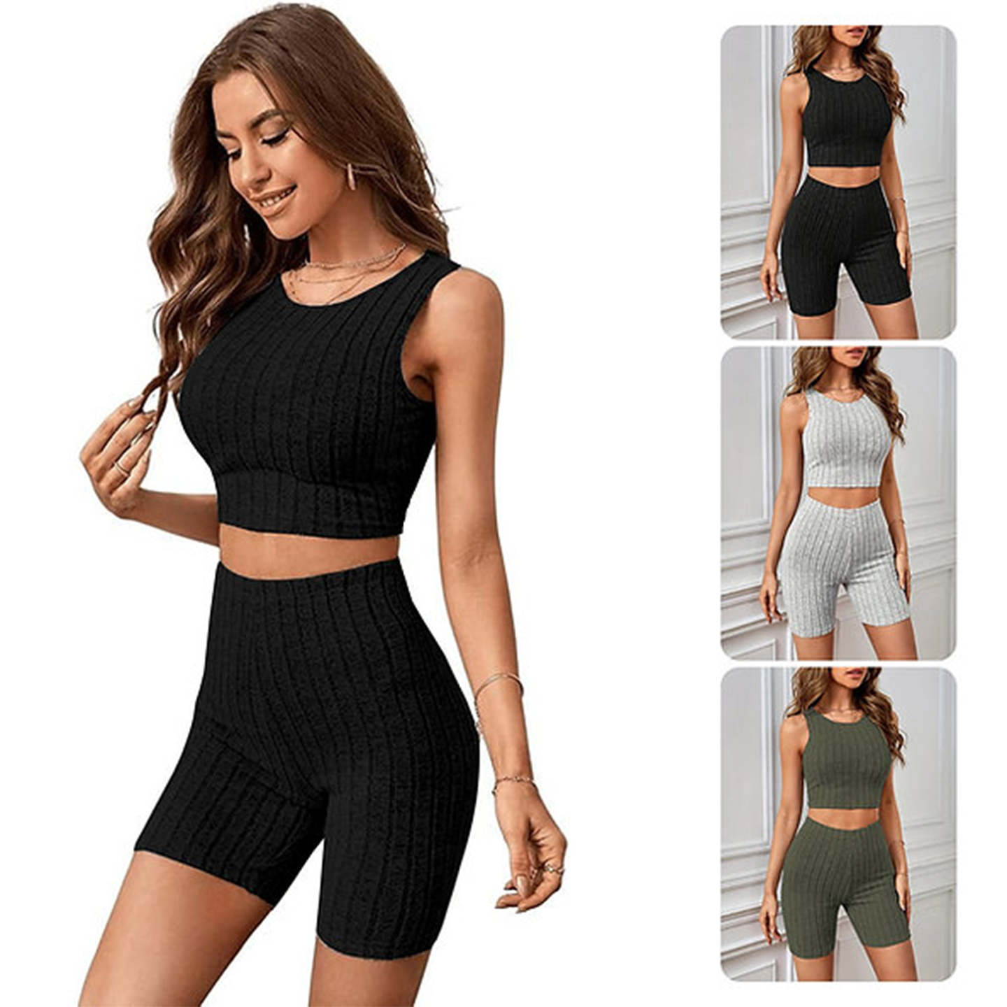 Product Image for Singlet og biker shorts dame