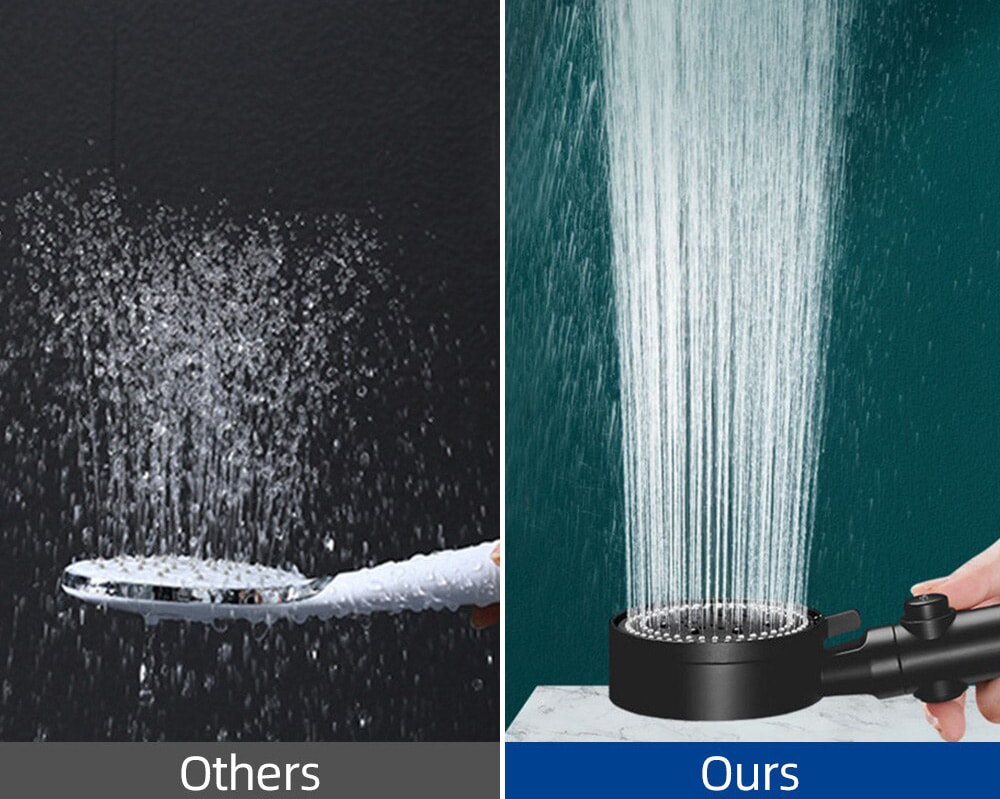 Vattenbesparande duschmunstycke med högtryck (4 av 6) (5 av 6)