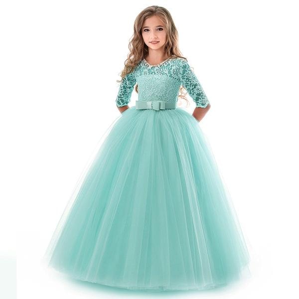 Prinsessklänning med skärp för barn (7 av 9)