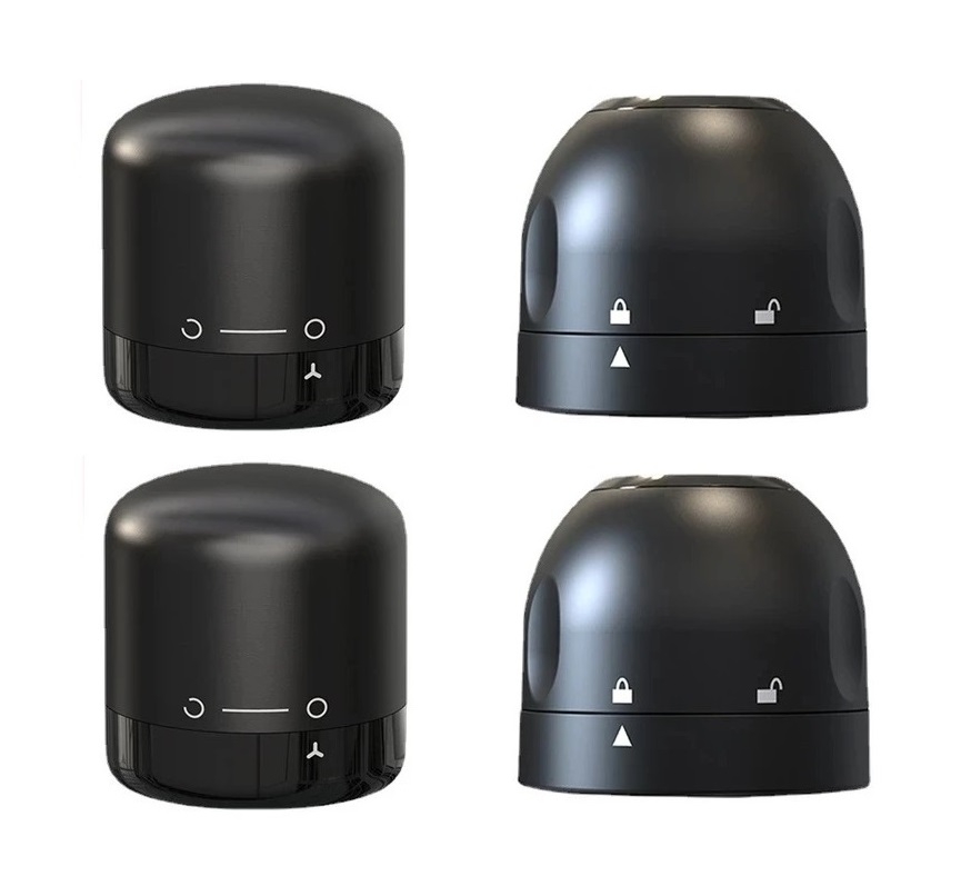 Silikonpropp for vin- og champagneflasker - sett