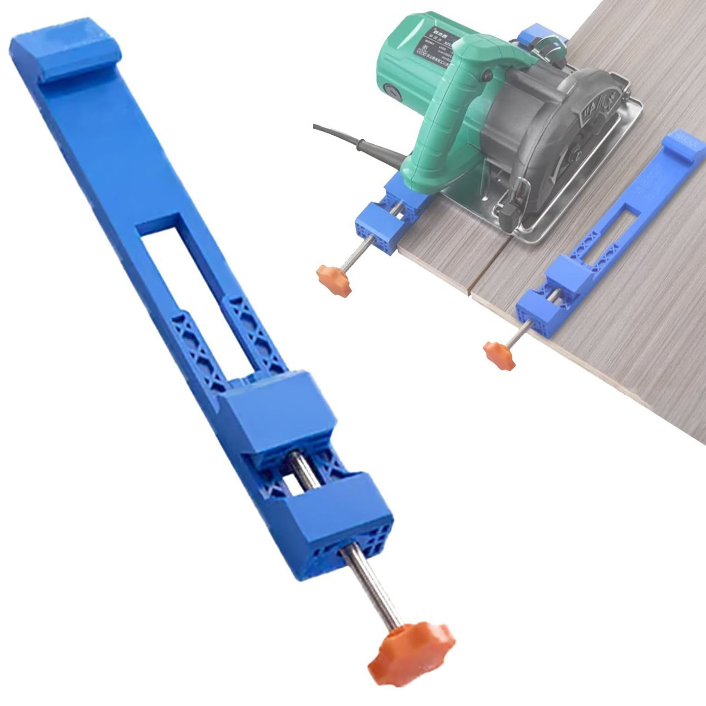 Justerbar styrskena för cirkelsåg