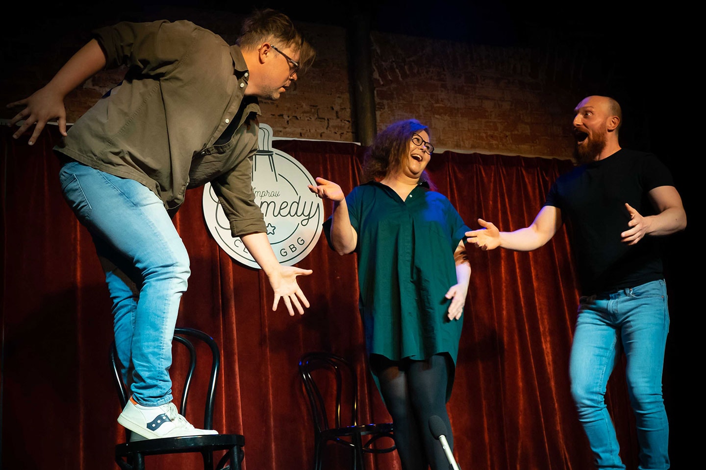 Improviserad humorshow av Improv Comedy Club på Tredje Lång - 2 för 1 (17 av 23)