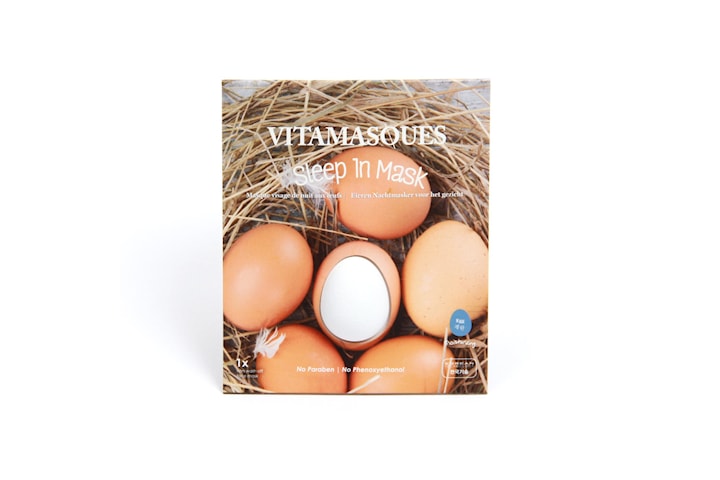 Vitamasques Sleep In 3d Masks - Egg ( 2 pods) + Moisturising