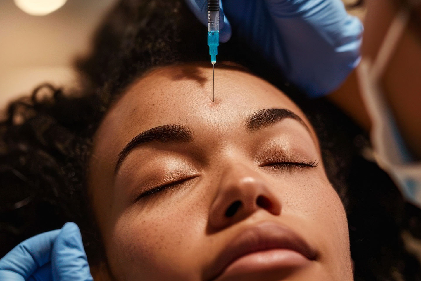 Medicinsk injektion med botulinumtoxin 1-2 områden i Lorensberg