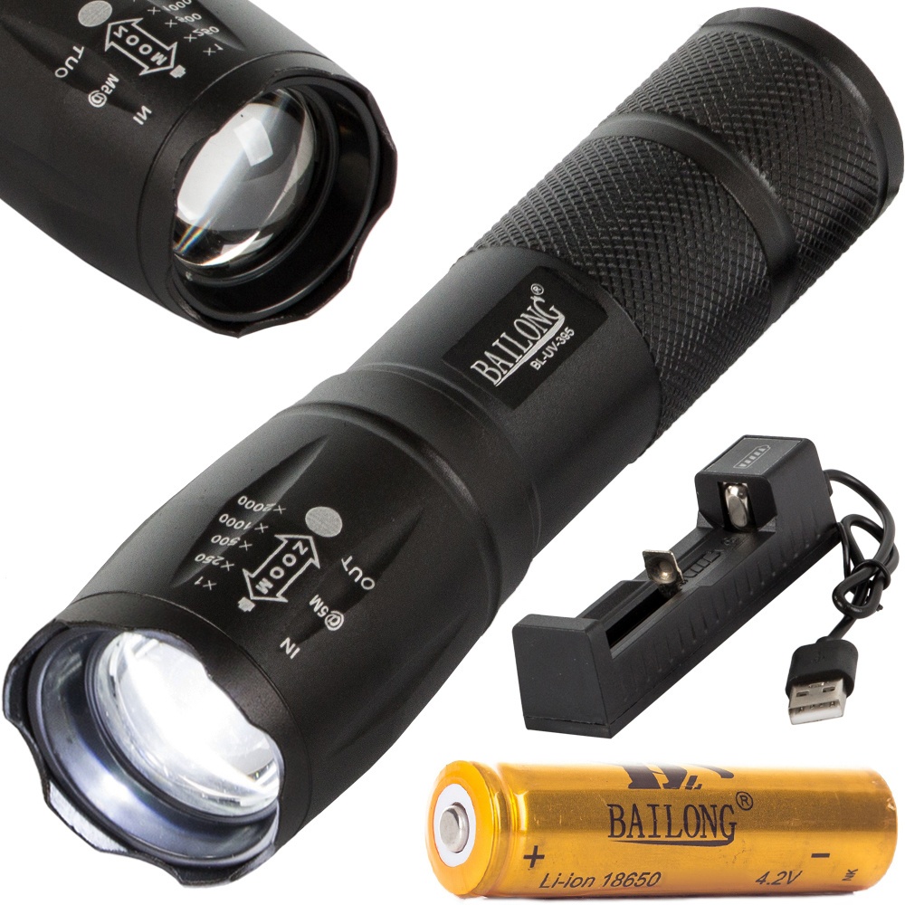 Product Image for Kraftfull Ficklampa CREE LED T6 och med Q3 UV-teknik