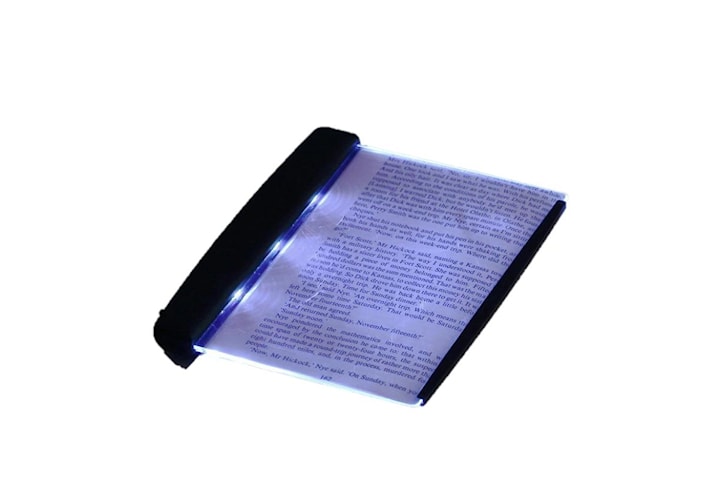 LED läslampa för böcker - bärbar