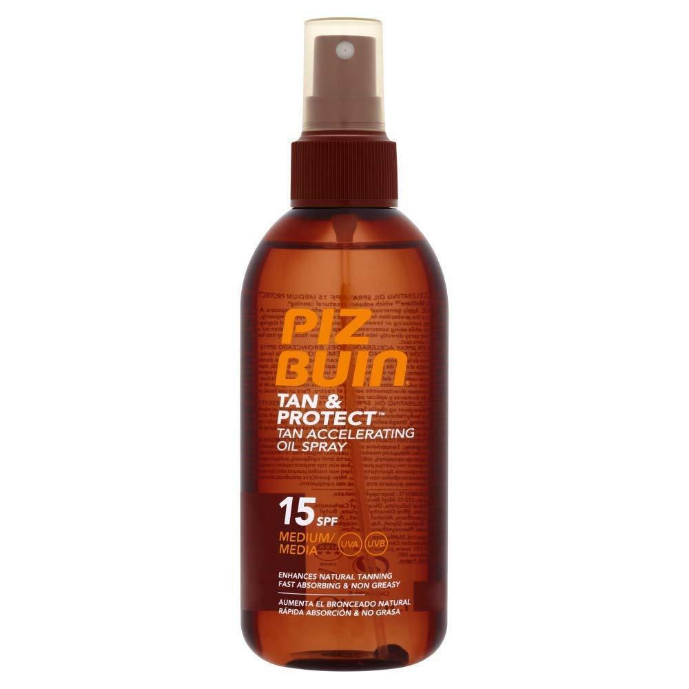 Product Image for Piz Buin Tan & Protect Tan Accelerating Oil Spray SPF15 150ml