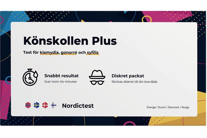 Könskollen Plus+ eller Drogtest 12 hos Nordictest