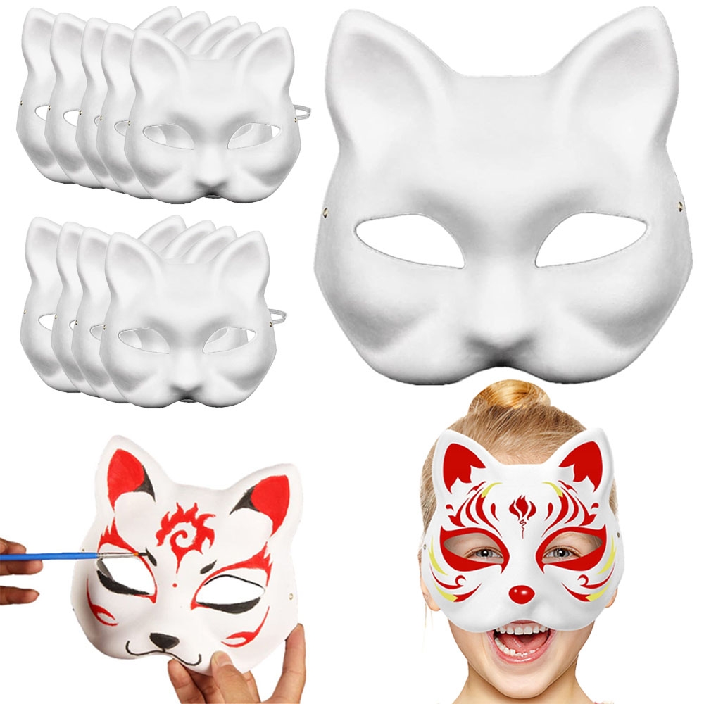 DIY kattmask 10-pack